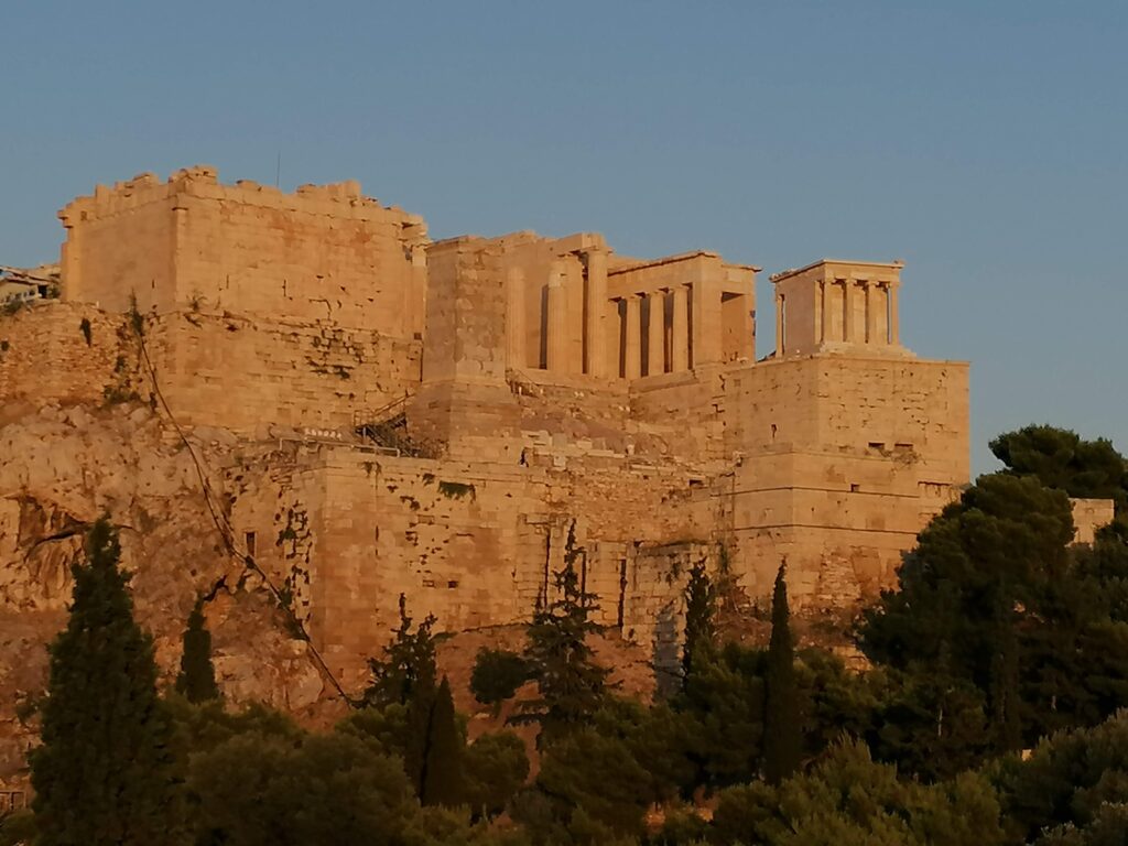 sunset athens